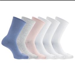 NWT K. Bell women modal roll top socks 6 pairs