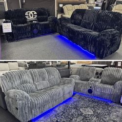 Recliner Sofa & Loveseat. 🚚WE DELIVER🚚