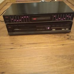 Vintage Fisher CD Player And Equalizer For Home Audio Stereo System 