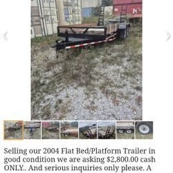 2004 Flat Bed/Platform Trailer