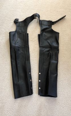 Woman’s leather chaps
