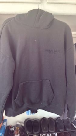 Essentials black hoodie
