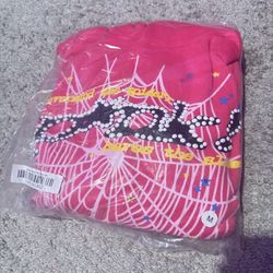 Hot pink spider hoodie