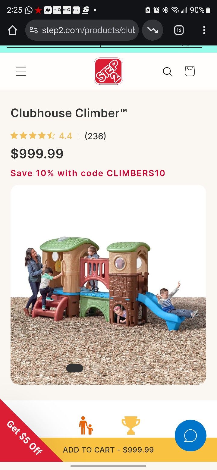 Outdoor Jungle GYM KIDS Clubhouse Climber
