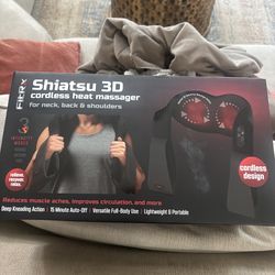 Shiatsu 3D Cordless Heat Massager – New in Box