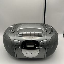 Magnavox MCS225 CD/Cassette/ AM/FM Stereo Boombox
