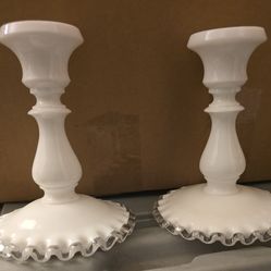 Vintage Fenton Milk Glass