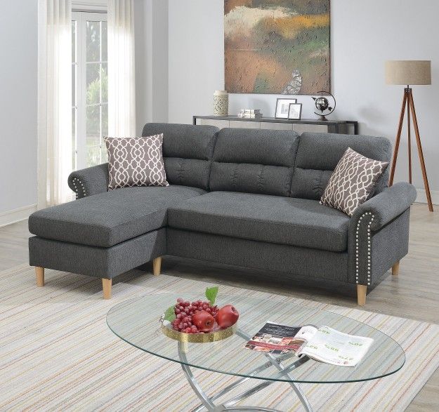 Brand New Grey Sectional Sofa