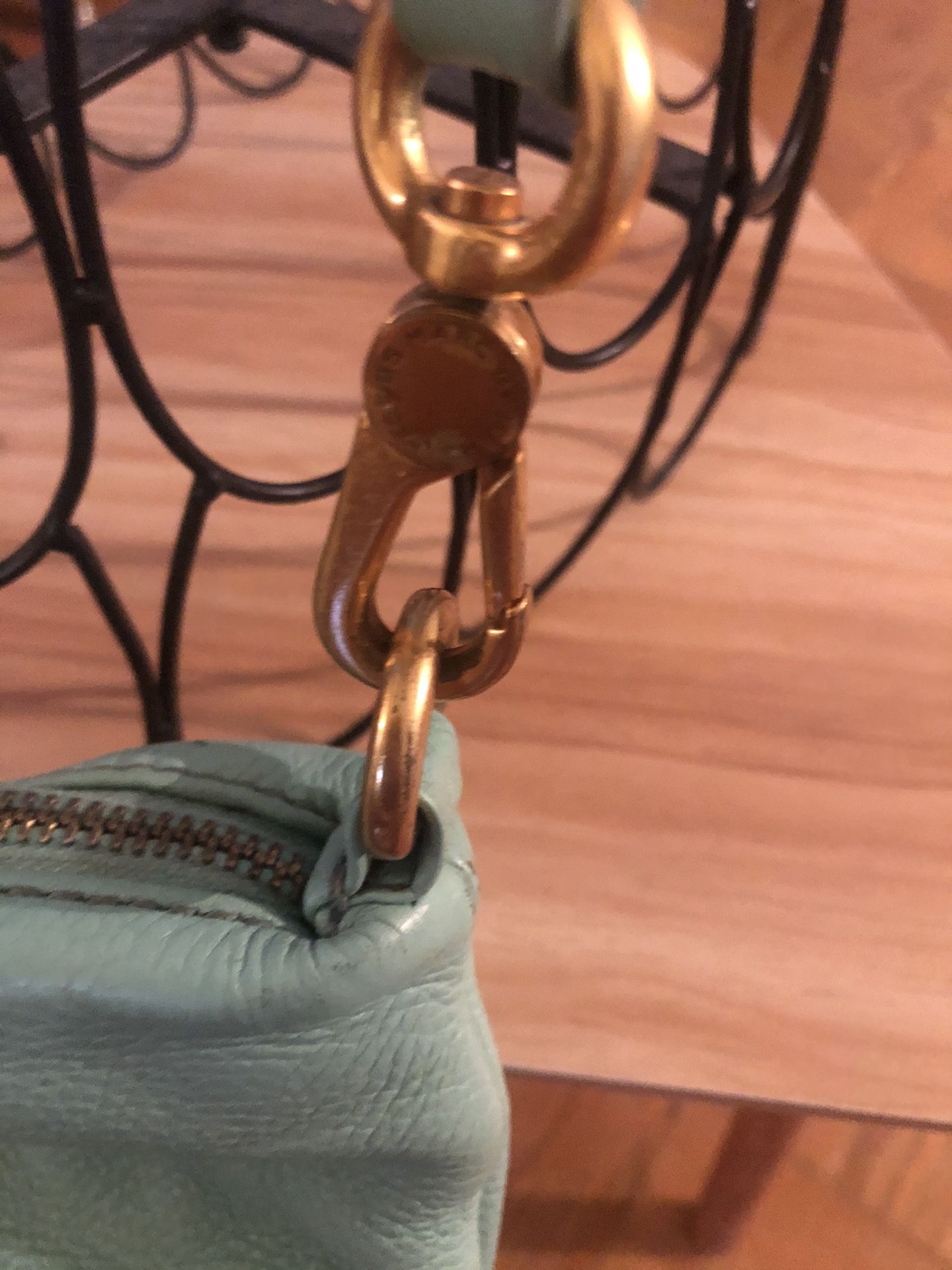 Marc Jacob Crossbody Mint Green With Gold Hardware