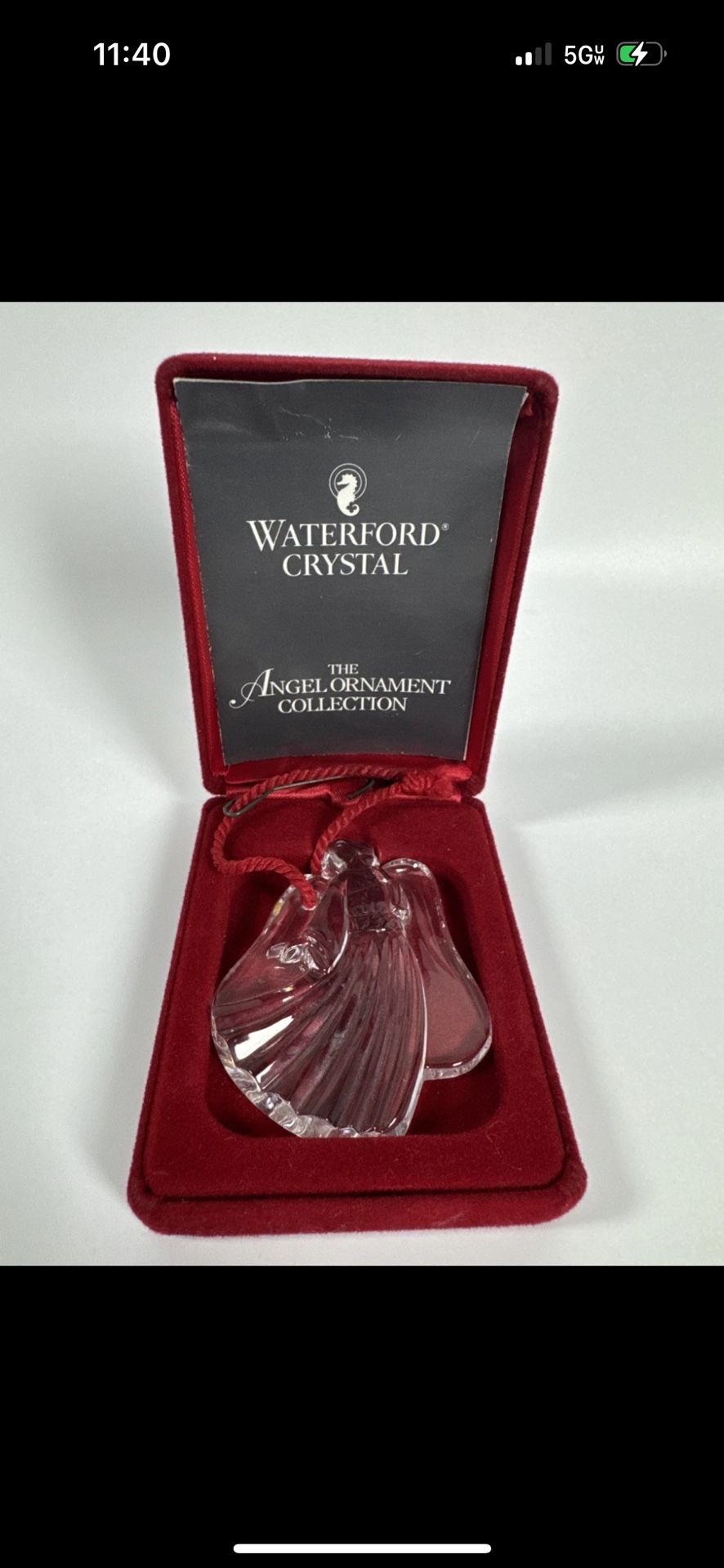 Waterford Crystal The Angel Ornament Collection 1995  1st Edition