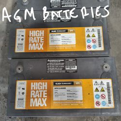 AGM Batteries: music,boats, inverter