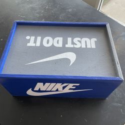 Wooden Nike Shoe Box ! 