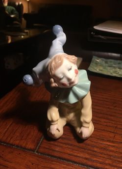 Lladro clown figurine
