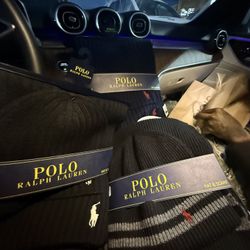 Ralph Lauren Hat And Scarf Set 