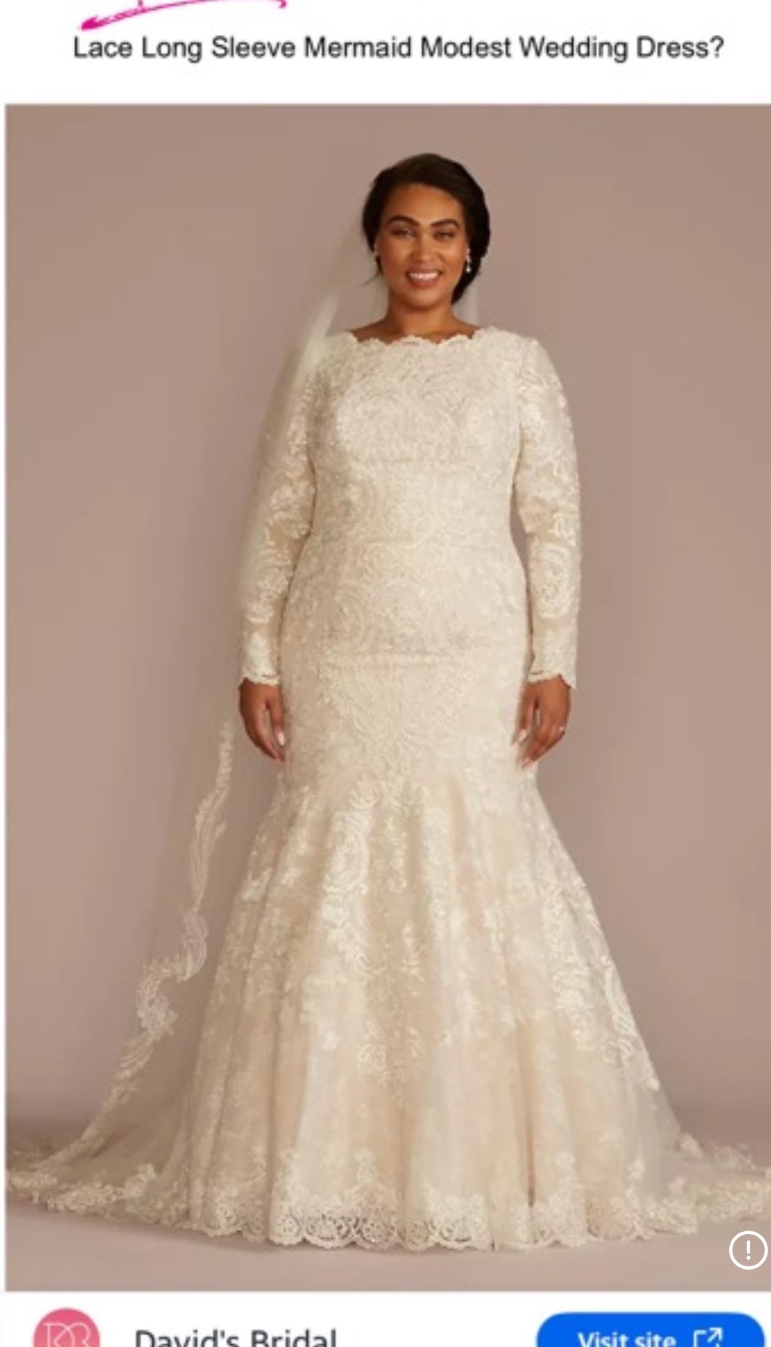 New Wedding Dress Size 24