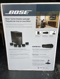 skridtlængde dråbe Sammenligning Bose Acoustimass 6 Series III System with Onkyo HT-RC330 Receiver for Sale  in Hialeah, FL - OfferUp