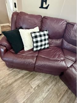 seats are recliners $300 or best offer Good quality leather Normal wear