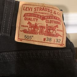 Men’s Levi’s Black Jeans