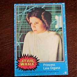 1977 Star Wars Princess Leia Trading Card #5 