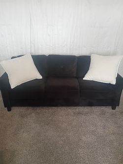 Black sofa