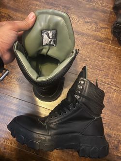 Rick Owens tractor bozo boot