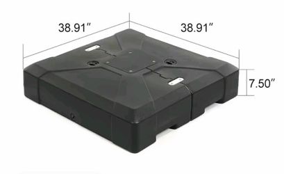 Purple Leaf 150kg Plastic Water Tank Base / Offset Patio Umbrella Base – 39” x 39” – New in Box