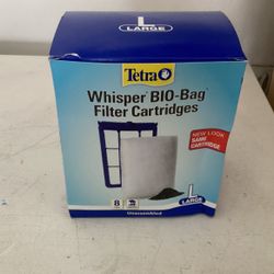 Brand New Whisper Bio-Bag Filter Cartridges 8 Pack Large