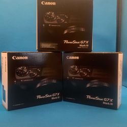 Canon Powershot G7X Mark III