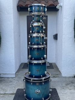 Tama Superstar Classic 7pc Kit Blue Burst