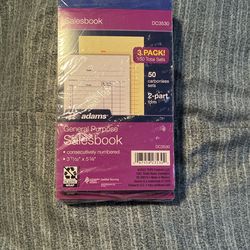 Sales Book, General purpose (3-pack). FREE!!!!