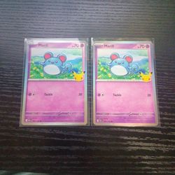 Pokemon Marill 067/128 30th Anniversary