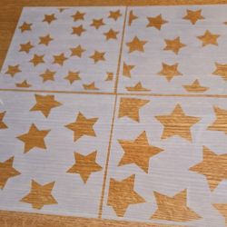 Layering  Star Stencils