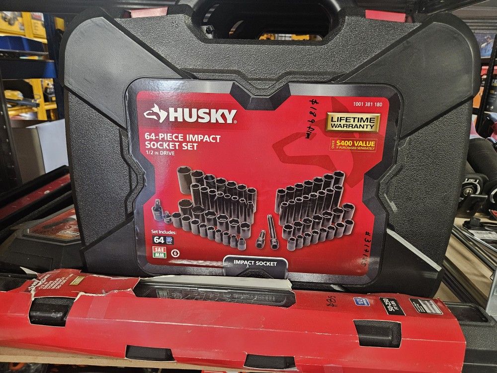 Husky1/2 in. Drive SAE/Metric 6 Point Impact Socket Set (64 Piece),All Products : American Fashion Style Bags On Sale