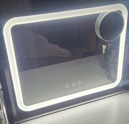 ✨ Brand New LED Vanity Makeup Mirror 17” x 13” | 3 Color Lights + 10X Magnification ✨
