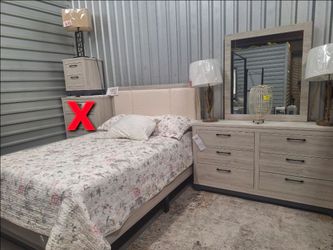 New Beige Queen 6pc Bedset
