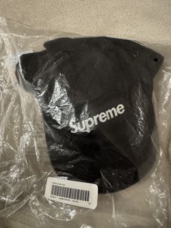 Supreme Suede Camp Hat Black SS23 Brand New