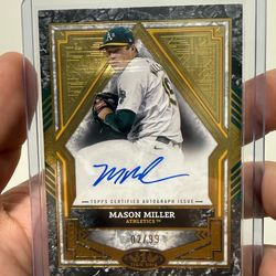 Topps Tier One Mason Miller Auto 2/99