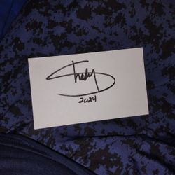 Eminem Slim Shady Autograph Index Card Rare Signed Rapper 