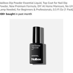 Nailboo Dip Powder Essential Liquid, Top Coat