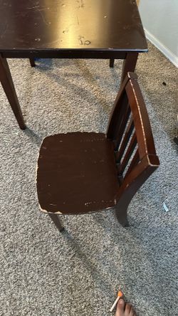 small chair and table