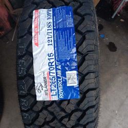 Set of 4 new 265/70/16 LT Atlander Tires