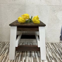 Fabulous Farmhouse Stool.   Great Piece..  Made Well, Sturdy ! 