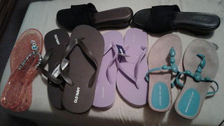 Variety of sandals