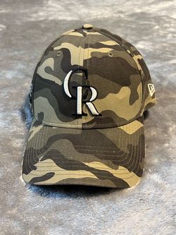 New Era 39THIRTY Colorado Rockies MLB Camo/Black Stretch Fit Cap Hat S/M