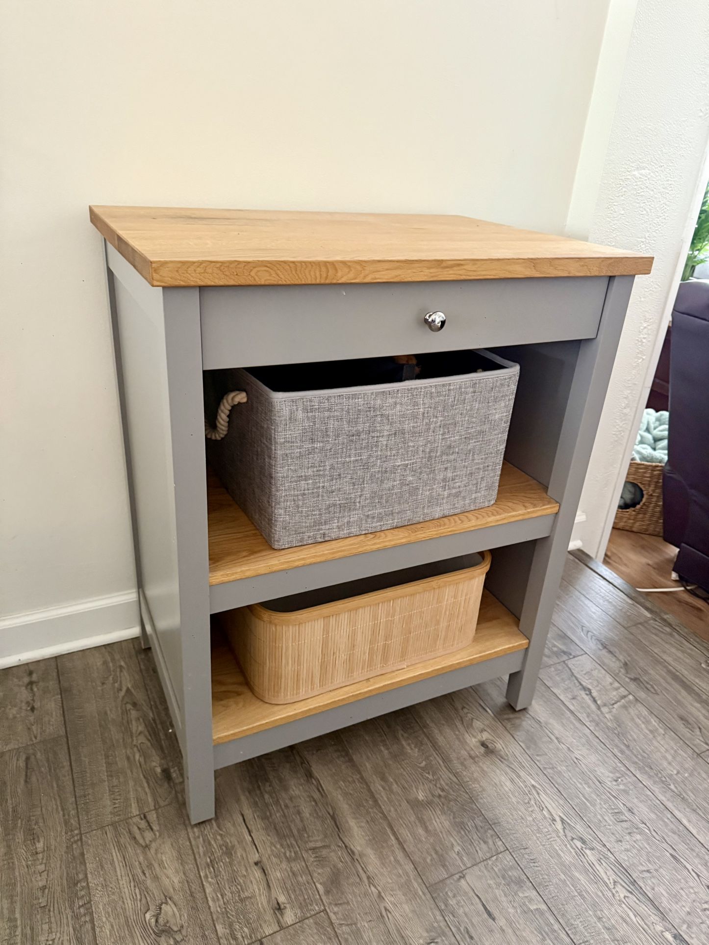 IKEA Table and Shelves Island