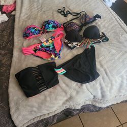 6 Piezas  Traje De Vaño   Xs S mall 