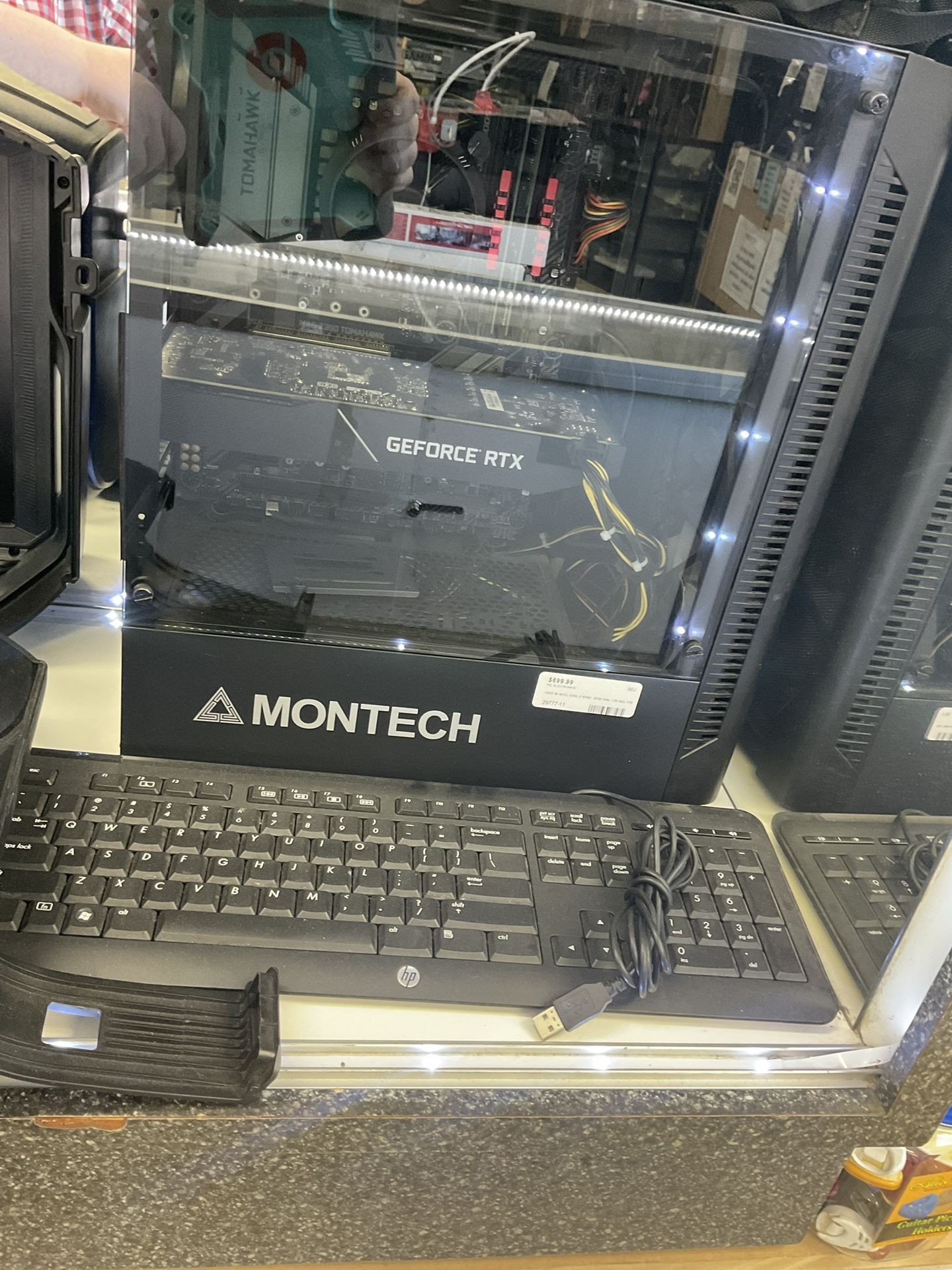 Montech Gaming PC W/ Monitor, Keyboard, And Mouse