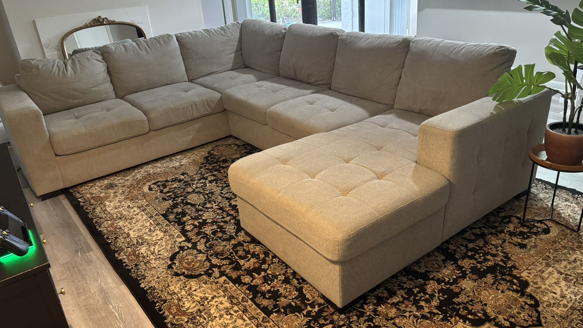 Viral TikTok Sectional Couch- Geneva Sleeper Sectional
