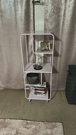 Pink Metal Abstract Shelf