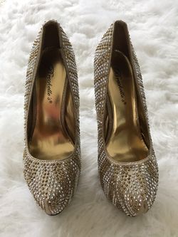 Brand new bejeweled heels